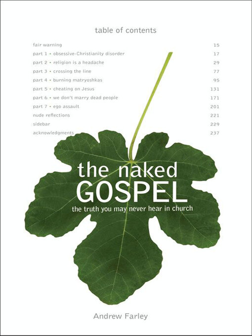 Title details for The Naked Gospel by Andrew Farley - Available